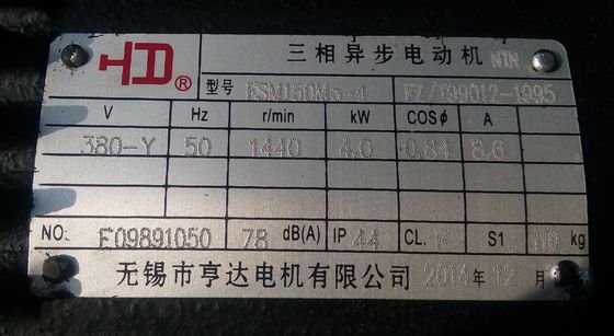 High Torque 4 Pole Textile Motors 3kw / 4kw , High Temperature And Explosion Proof