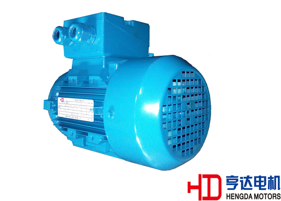 Gaiola de esquilo de refrigeração fã motor assíncrono de 3 fases com quadro do alumínio H63-132